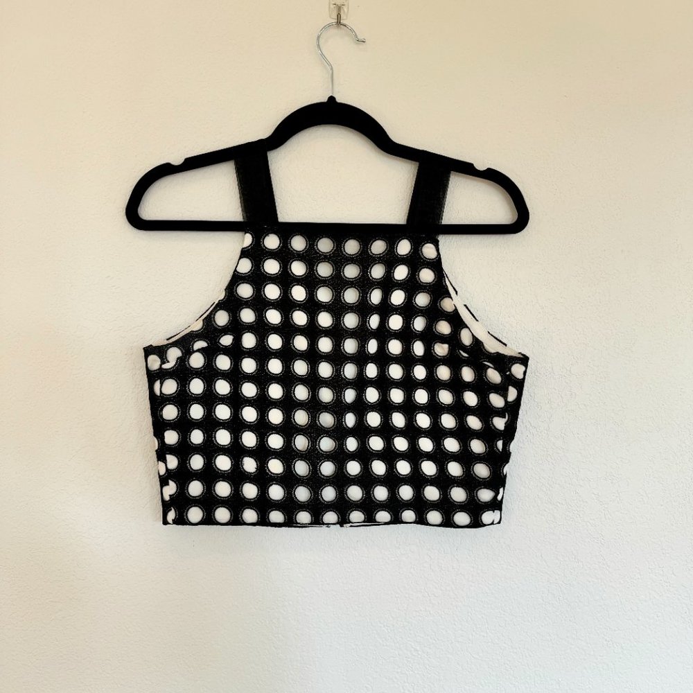 Alexis "Tarek" Square Neckline Crop Top